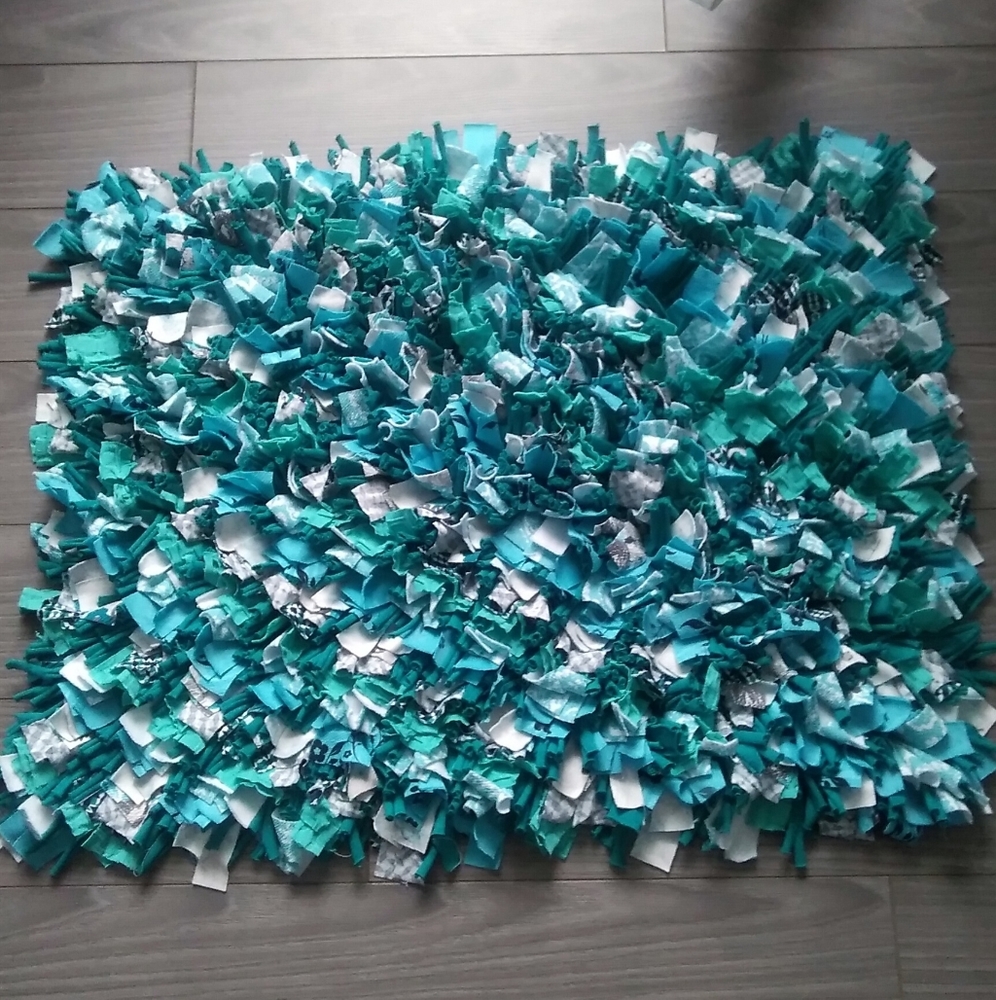 ☀️New☀️Cottagecore~Washable Rag Rug (25"x 17") - Picture 5 of 6